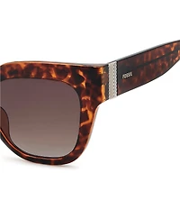 Fossil Women's 2151/G/S 51mm Cat Eye Sunglasses