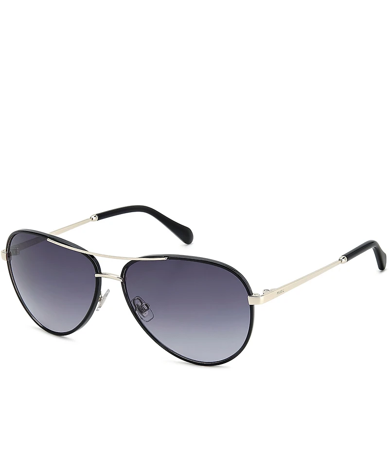 Fossil Women's 2153/G/S 59mm Aviator Sunglasses