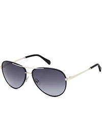 Fossil Women's 2153/G/S 59mm Aviator Sunglasses