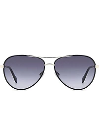 Fossil Women's 2153/G/S 59mm Aviator Sunglasses