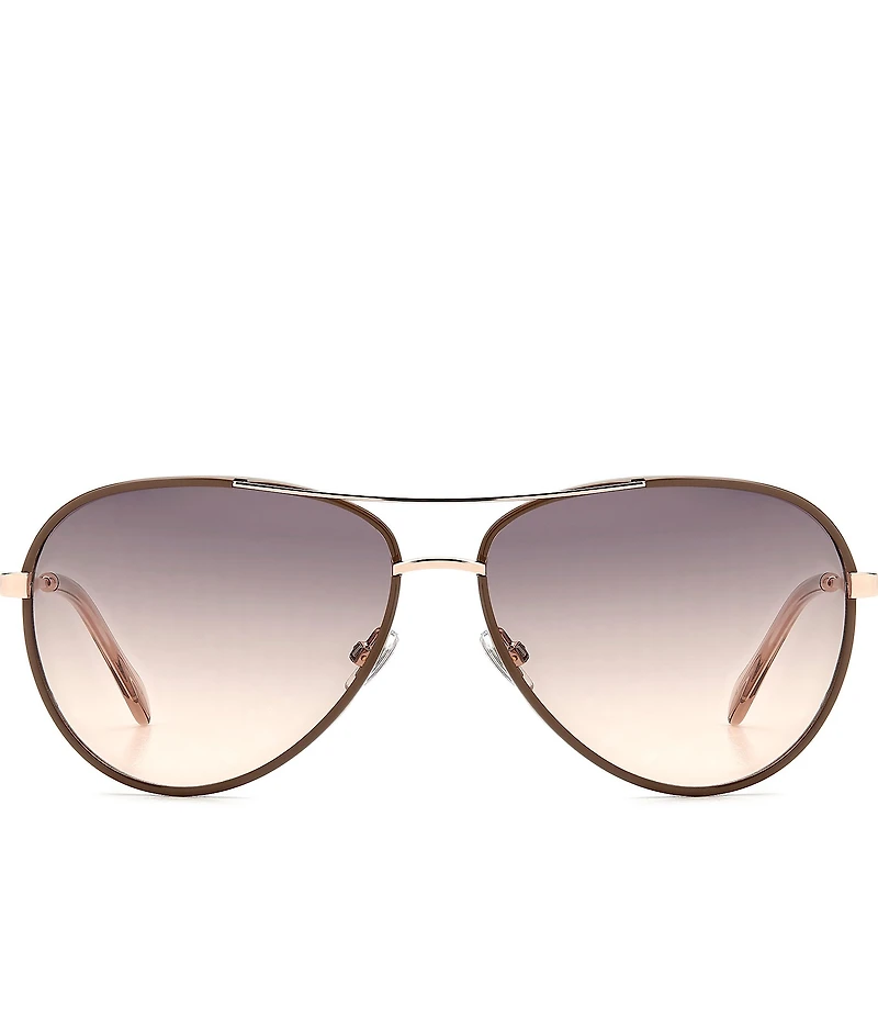 Fossil Women's 2153/G/S 59mm Aviator Sunglasses