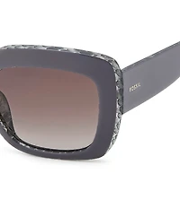 Fossil Women's 3158/S 54mm Rectangle Sunglasses