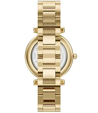 Fossil Women's Carlie Quartz Three Hand Gold Tone Stainless Steel Bracelet Watch
