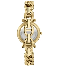 Fossil Women's Carlie Three-Hand Analog Stainless Steel Curb Chain Bracelet Watch