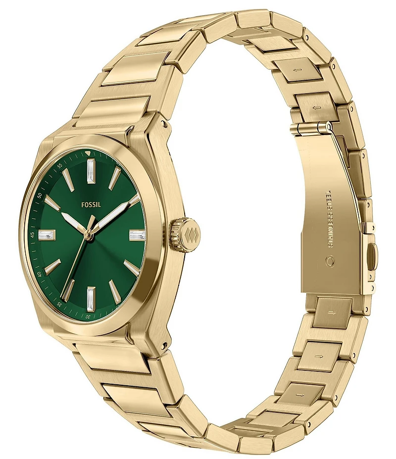 Fossil Women's Everett Quartz Three-Hand Stainless Steel Bracelet Watch