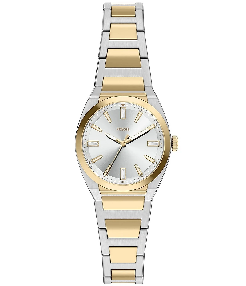 Fossil Women's Everett Quartz Three-Hand Stainless Steel Bracelet Watch