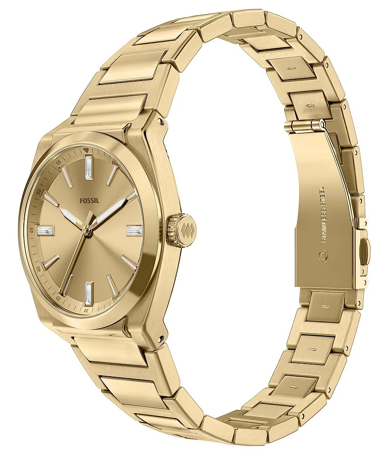Fossil Women's Everett Quartz Three-Hand Stainless Steel Bracelet Watch