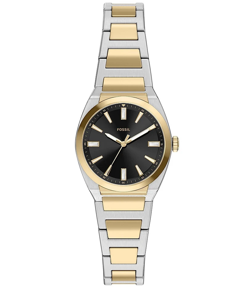 Fossil Women's Everett Quartz Three-Hand Stainless Steel Bracelet Watch