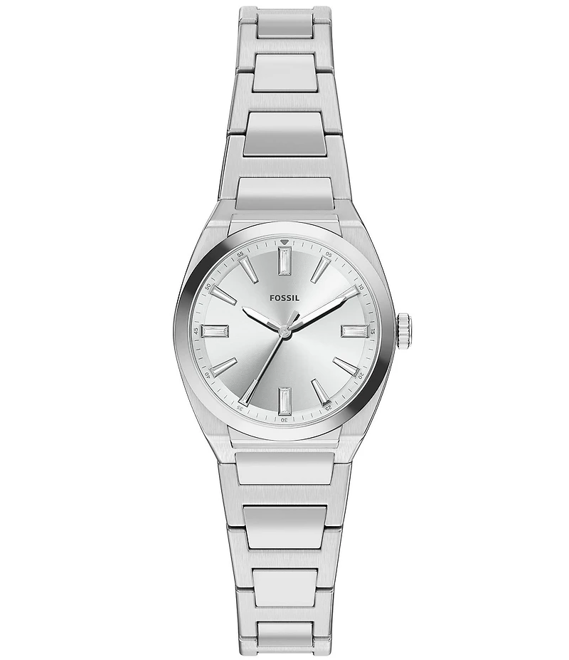 Fossil Women's Everett Quartz Three-Hand Stainless Steel Bracelet Watch