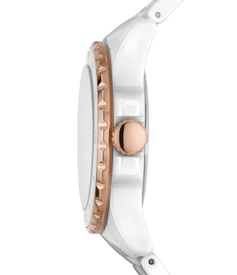 Fossil Women's FB-01 Analog Ceramic Bracelet Watch