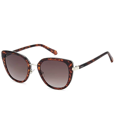 Fossil Women's FOS 2158/G/S 52mm Retro Cat Eye Sunglasses