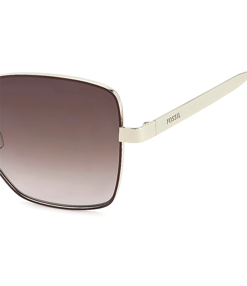 Fossil Women's FOS 3182/G/S 57mm Square Sunglasses