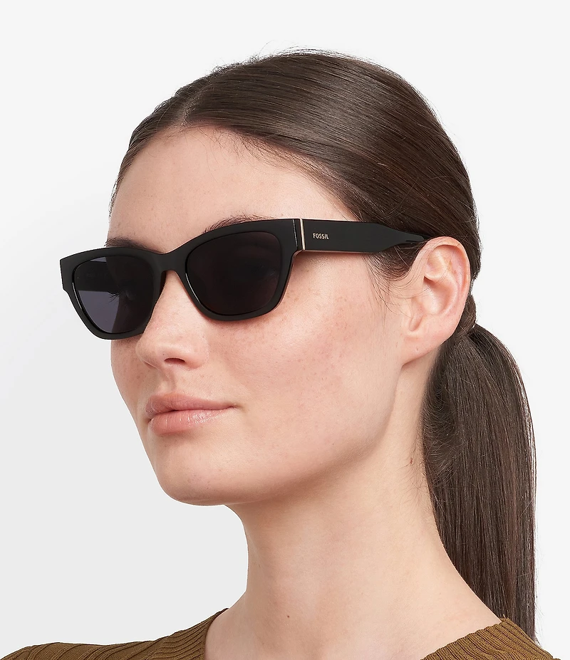 Fossil Women's FOS2163 55mm Rectangle Sunglasses