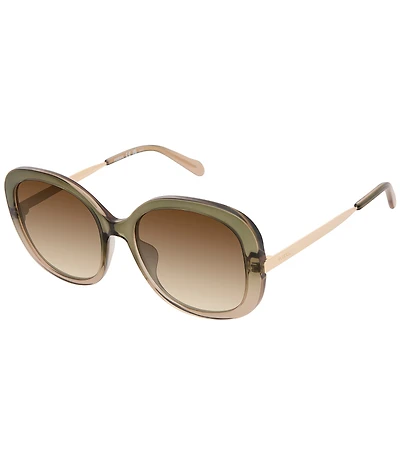 Fossil Women's FOS2166 56mm Oval Sunglasses