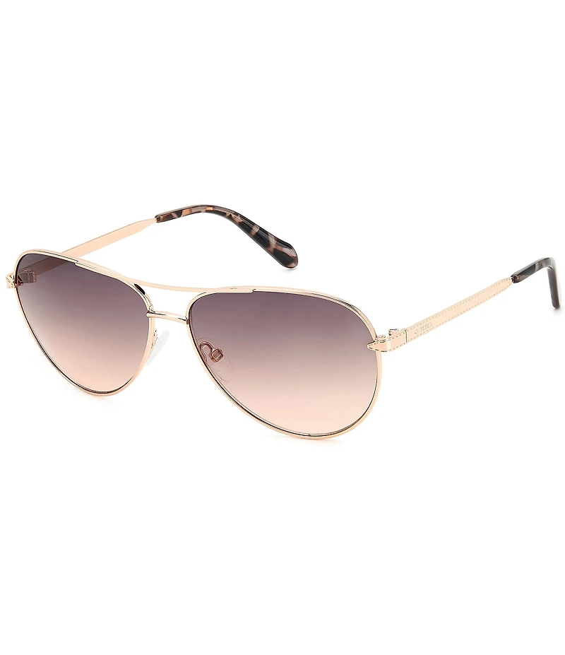 Fossil Women's FOS3141GS Aviator Sunglasses