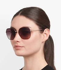 Fossil Women's FOS3174 59mm Square Sunglasses