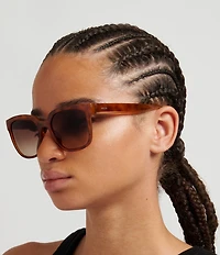 Fossil Women's FOS3177 54mm Square Sunglasses