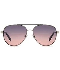 Fossil Women's FOS3178 58mm Aviator Sunglasses