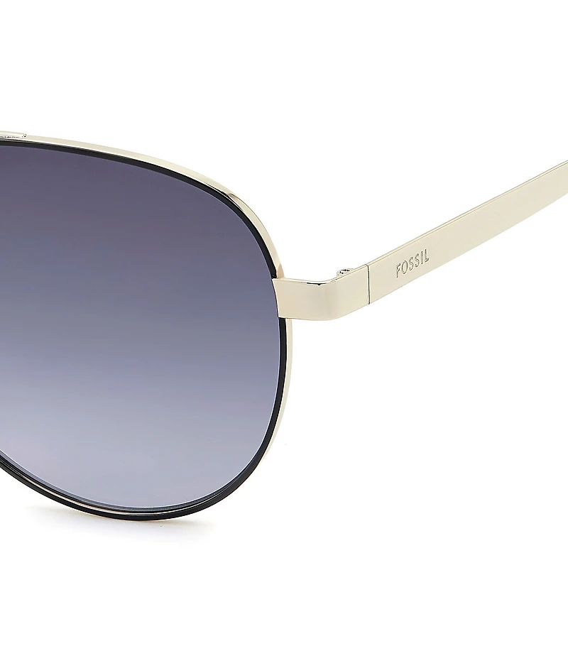 Fossil Women's FOS3178 58mm Aviator Sunglasses