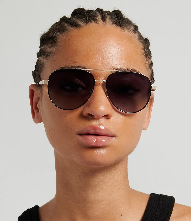 Fossil Women's FOS3178 58mm Aviator Sunglasses