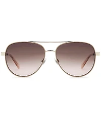 Fossil Women's FOS3178 58mm Aviator Sunglasses