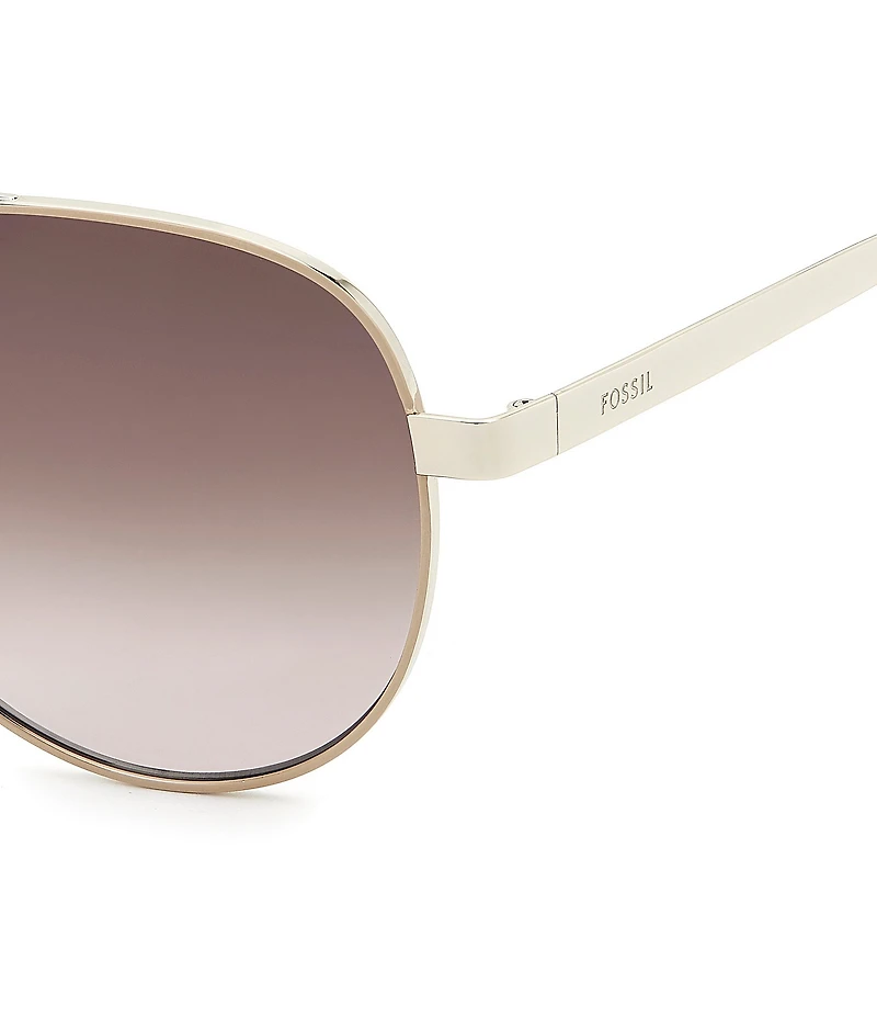 Fossil Women's FOS3178 58mm Aviator Sunglasses