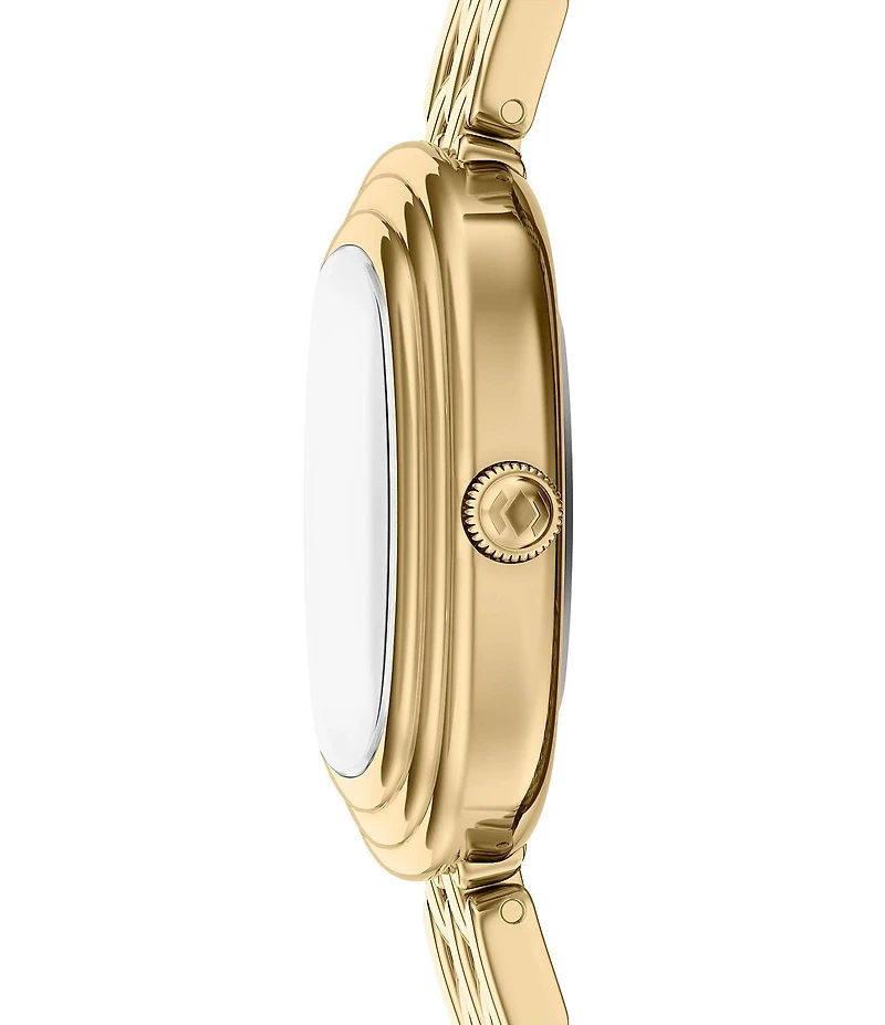 Fossil Women's Genevieve Quartz Three-Hand Stainless Steel Bracelet Watch