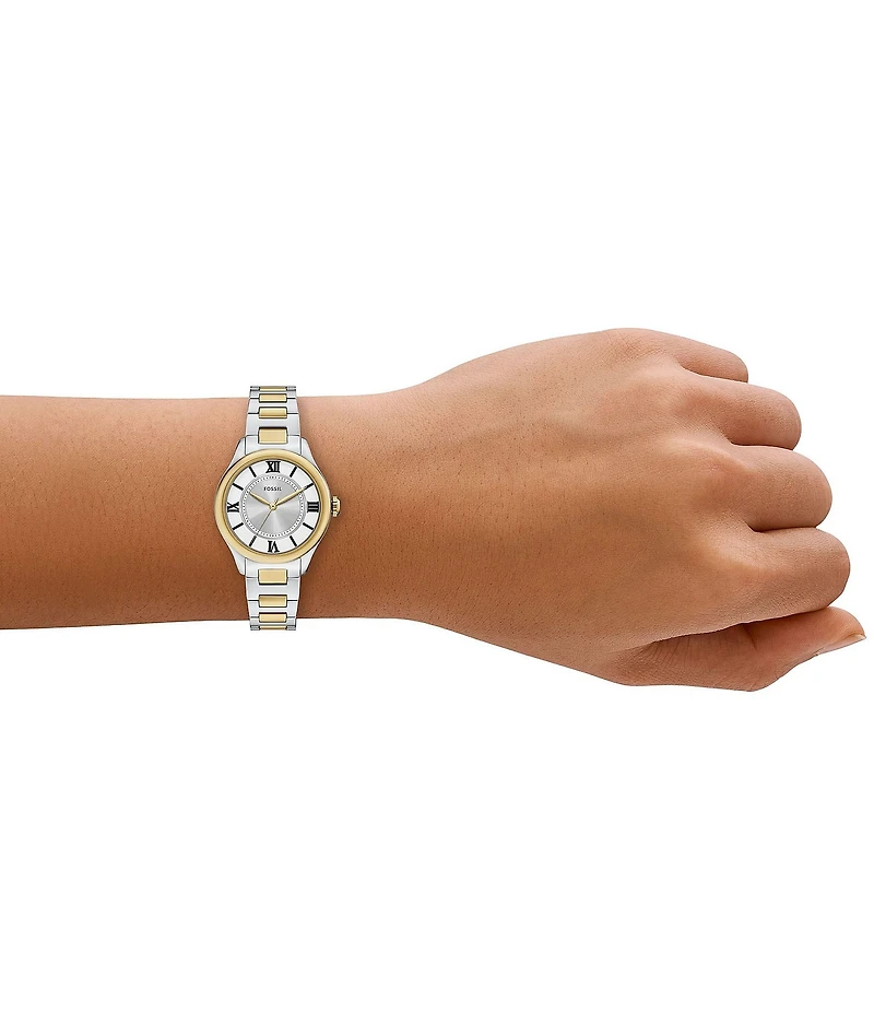 Fossil Women's Gilmore Quartz Three-Hand Stainless Steel Bracelet Watch