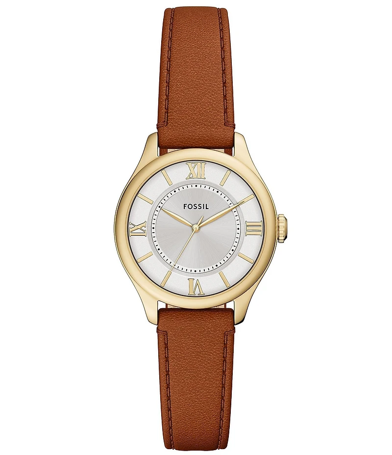 Fossil Women's Gilmore Three-Hand Leather Strap Watch