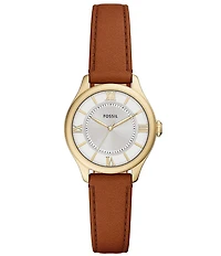 Fossil Women's Gilmore Three-Hand Leather Strap Watch