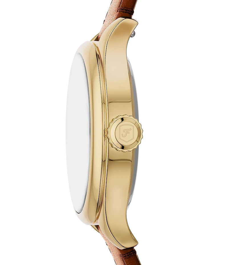 Fossil Women's Gilmore Three-Hand Leather Strap Watch