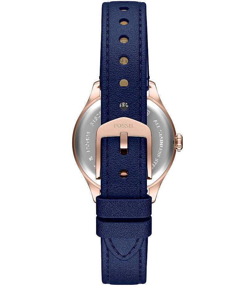 Fossil Women's Gilmore Three-Hand Leather Strap Watch