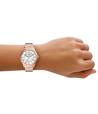 Fossil Women's Gilmore Three-Hand Stainless Steel Bracelet Watch