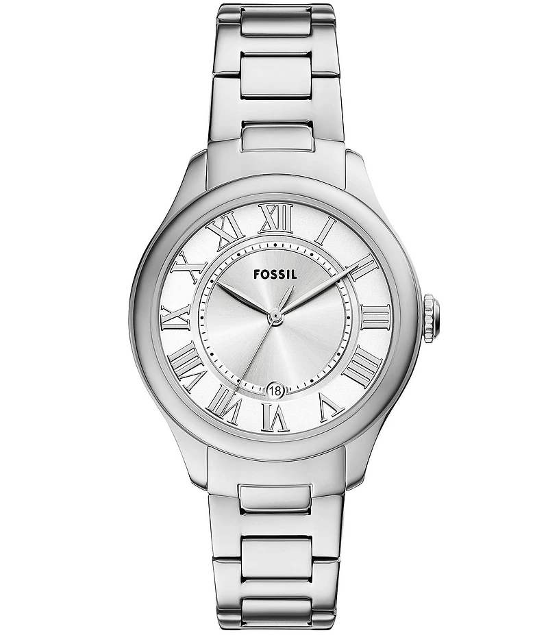 Fossil Women's Gilmore Three-Hand Stainless Steel Bracelet Watch