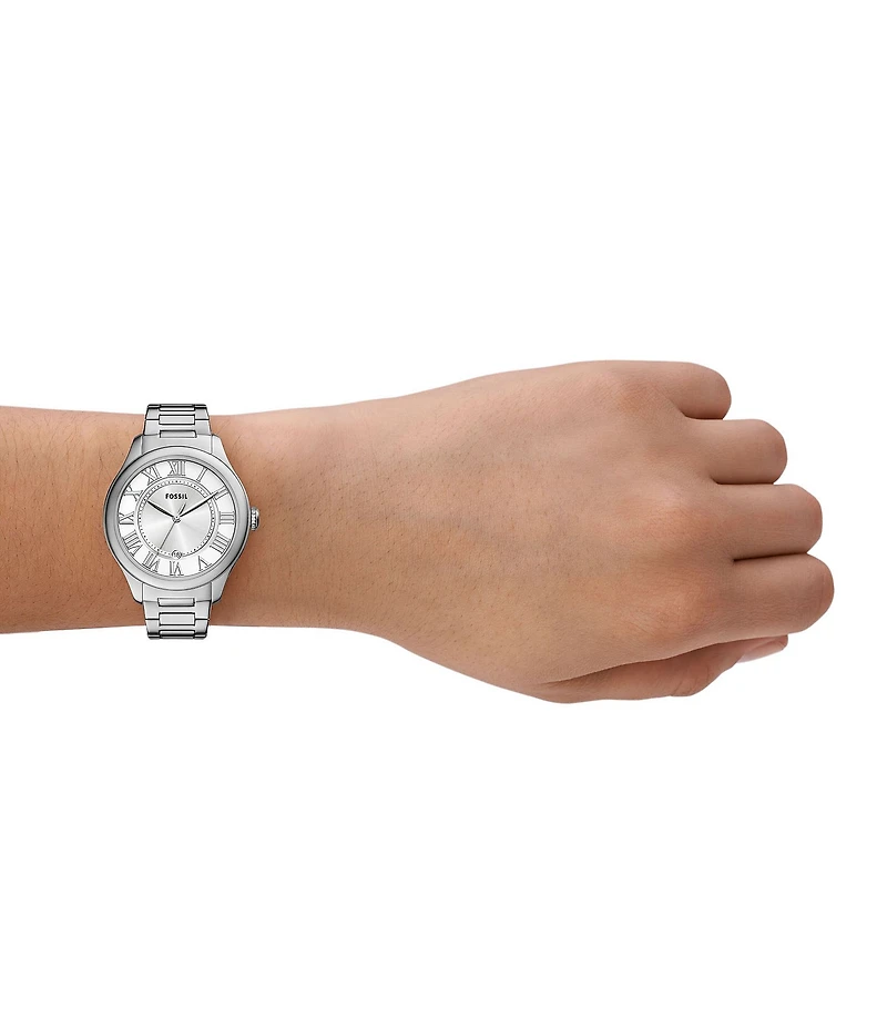Fossil Women's Gilmore Three-Hand Stainless Steel Bracelet Watch
