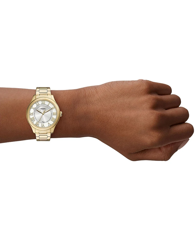 Fossil Women's Gilmore Three-Hand Stainless Steel Bracelet Watch