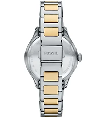Fossil Women's Gilmore Three-Hand Two Tone Stainless Steel Bracelet Watch