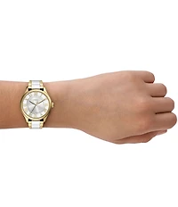 Fossil Women's Gilmore Three-Hand Two Tone Stainless Steel Bracelet Watch