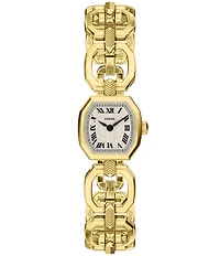 Fossil Women's Harlow Mini Quartz Two-Hand Gold-Tone Stainless Steel Bracelet Watch