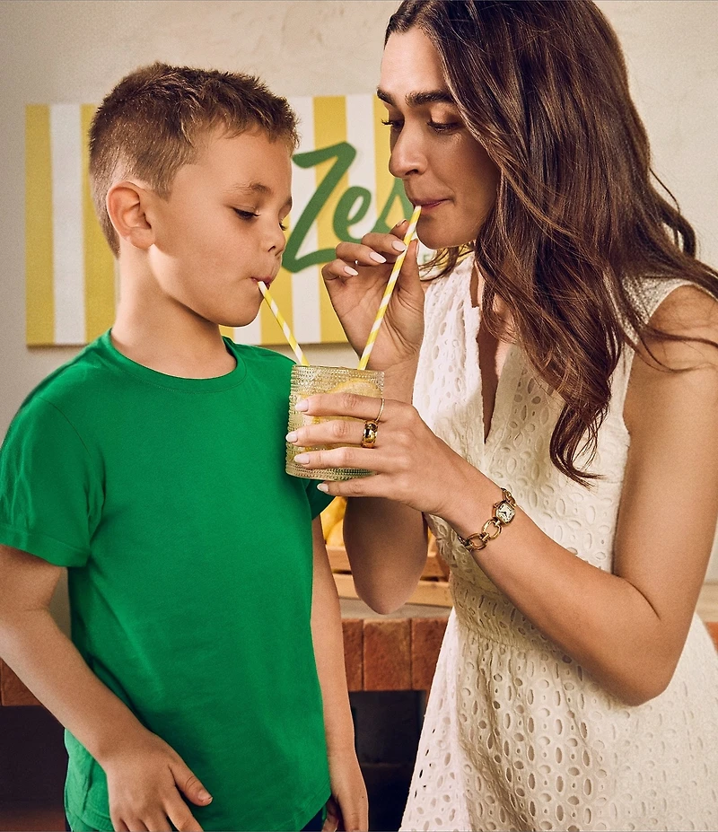 Fossil Women's Harlow Mini Quartz Two-Hand Gold-Tone Stainless Steel Bracelet Watch