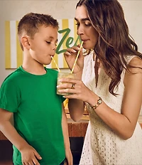 Fossil Women's Harlow Mini Quartz Two-Hand Gold-Tone Stainless Steel Bracelet Watch