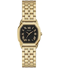 Fossil Women's Harlow Quartz Three Hand Gold Tone Stainless Steel Bracelet Watch