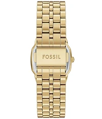 Fossil Women's Harlow Quartz Three Hand Gold Tone Stainless Steel Bracelet Watch