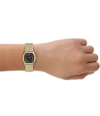 Fossil Women's Harlow Quartz Three Hand Gold Tone Stainless Steel Bracelet Watch
