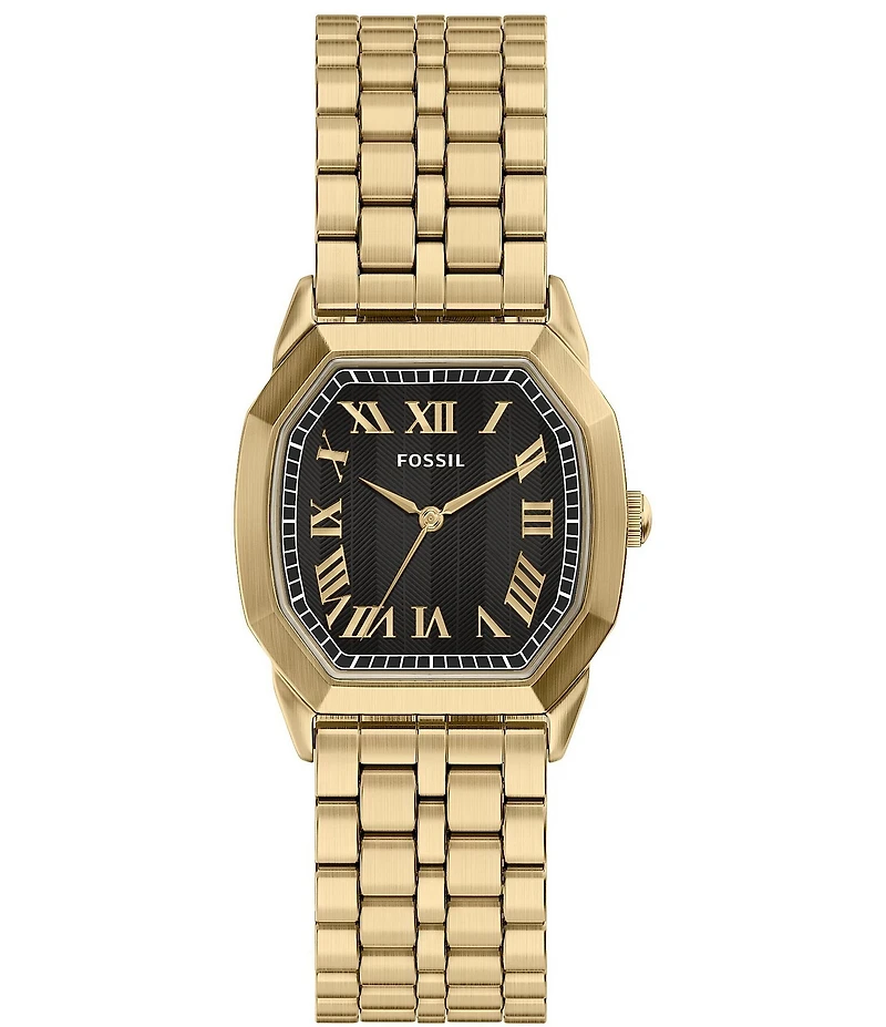 Fossil Women's Harlow Quartz Three-Hand Gold Tone Stainless Steel Watch