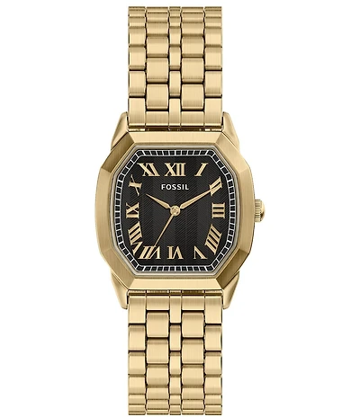 Fossil Women's Harlow Quartz Three-Hand Gold Tone Stainless Steel Watch