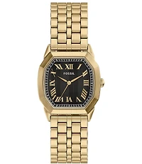 Fossil Women's Harlow Quartz Three-Hand Gold Tone Stainless Steel Watch