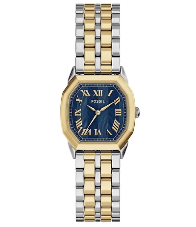 Fossil Women's Harlow Quartz Three-Hand Two-Tone Stainless Steel Bracelet Watch