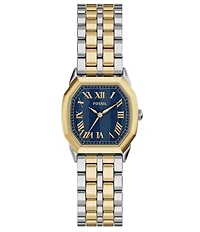 Fossil Women's Harlow Quartz Three-Hand Two-Tone Stainless Steel Bracelet Watch