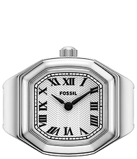 Fossil Women's Harlow Quartz Two-Hand Stainless Steel Watch Ring